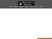 Tablet Screenshot of kingdomplaceministries.org
